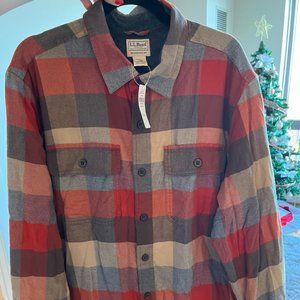 L.L. Bean Fleece-Lined Flannel Shirt
